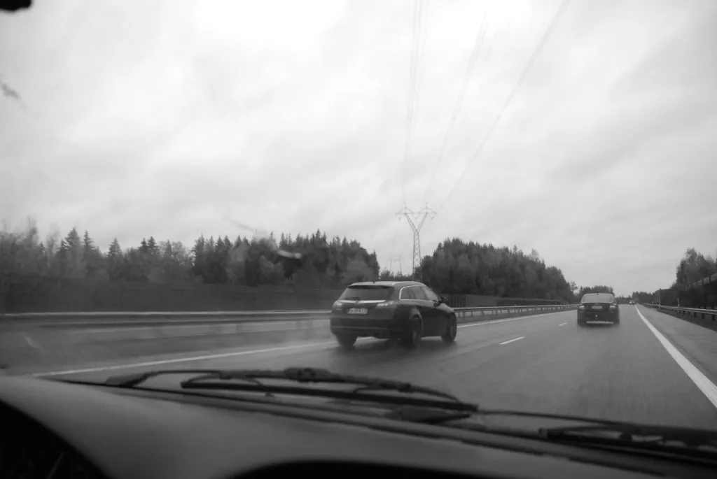 We left Tampere at around 7:30 pm.