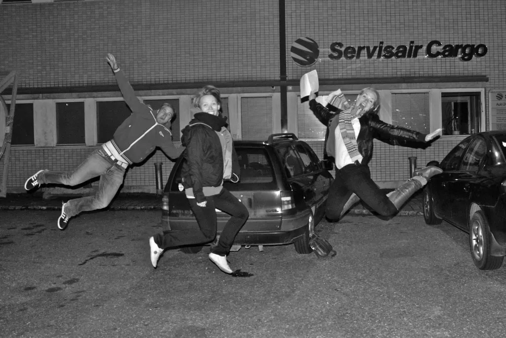 We celebrated getting there the way we’ve learned from the guys.