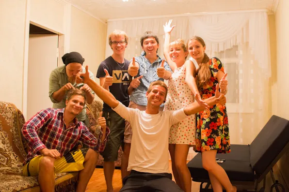 The Ufa posse in the crib!