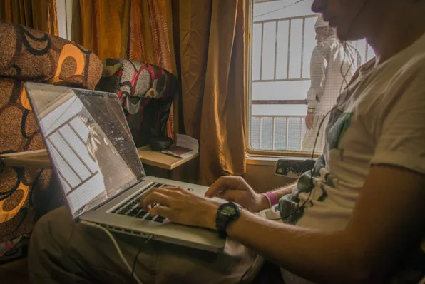 In the morning Misa edited a video for about an hour!